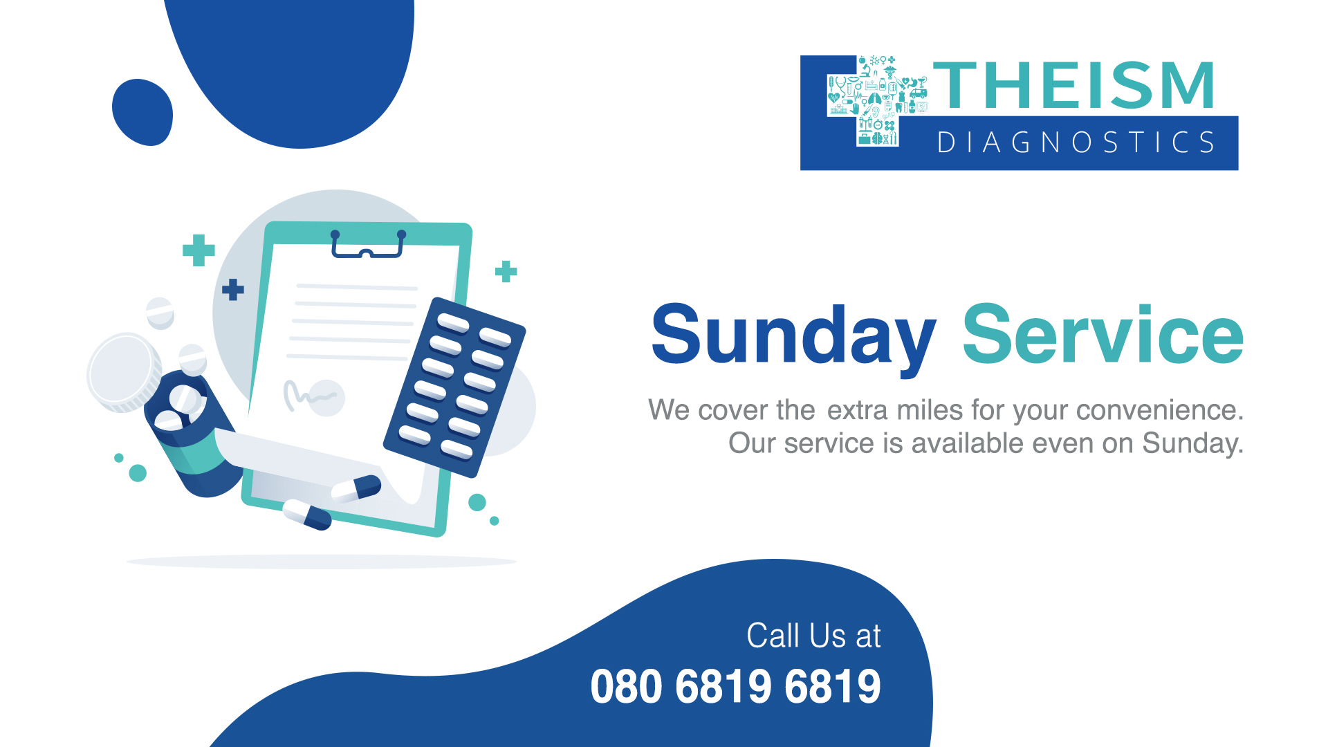 Theism Diagnostics doorstep delivery